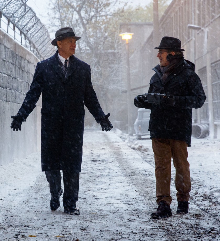 Tom Hanks (left) stars in Steven Spielberg's (right) Untitled Cold War spy thriller, which is the true story of James Donovan, an attorney who finds himself thrust into the center of the Cold War when the CIA sends him on the near-impossible mission to negotiate the release of a captured American U-2 pilot.